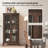 Gudbrand 62" Tall China Cabinet, 2 Glass Door Display Accent Cabinet-114210692