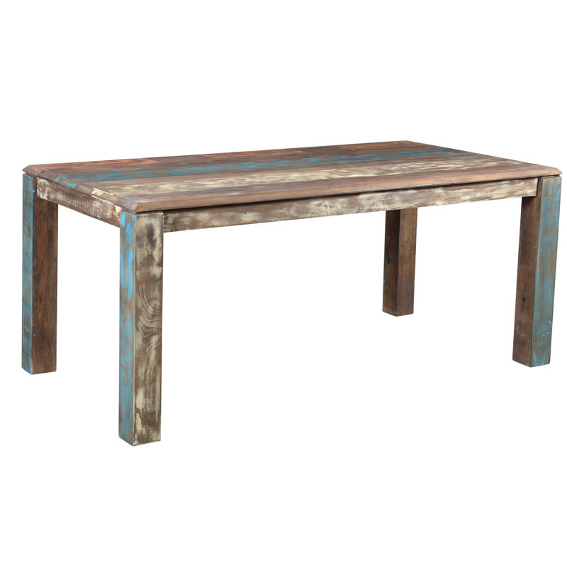 Table de salle à manger en bois massif Strickland, H 30 po x L 60 po x l 36 po