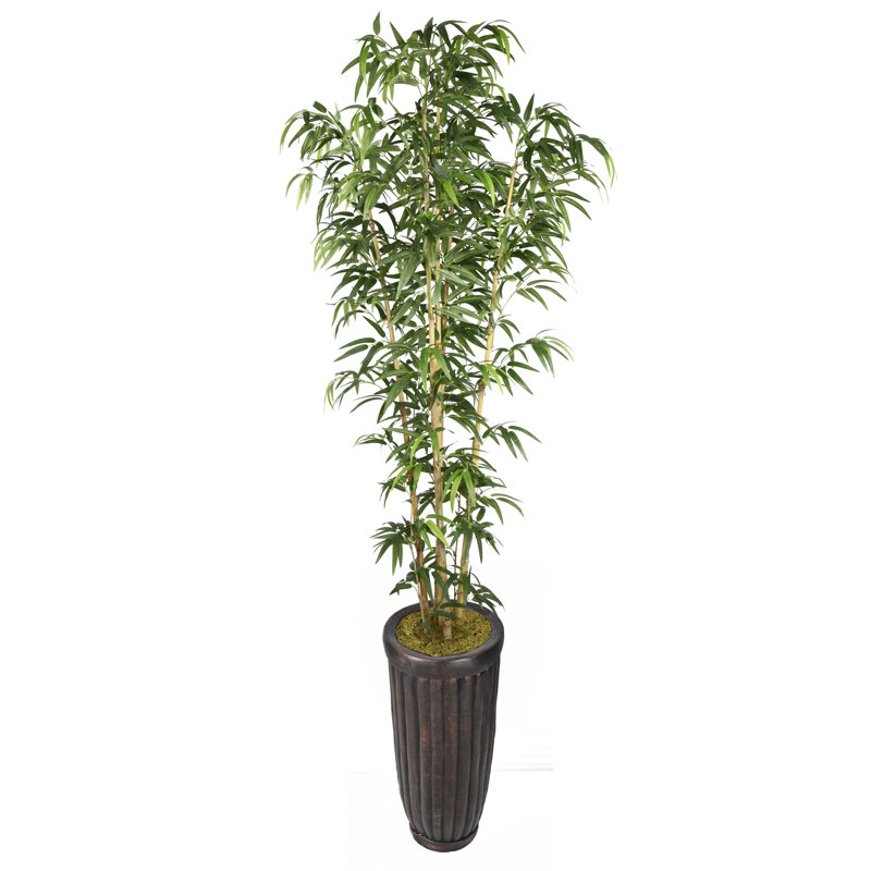 Bambou artificiel en pot 93 po Panama, P 49 po, Naturel