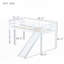 Lit simple mezzanine bas avec glissade-1464101439