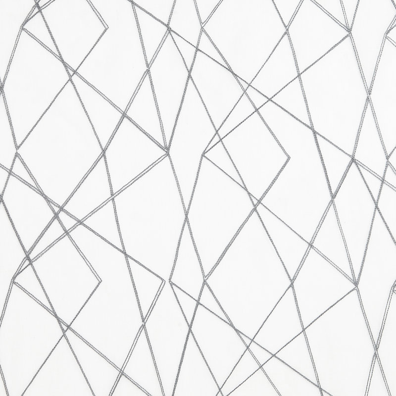 Cornwell Semi Sheer Curtain Single Panel, 50" W x 96" L, Gray