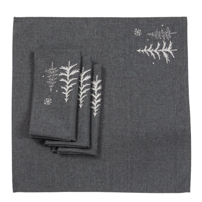 Christy Polyester Embroidered Square Napkin