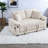 Extendable Sofas, 58 Inch Chenille Modern Compact Sleeper For Home