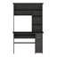 Bureau bahut Compu 180, tablettes multiples, plateau à clavier rétractable, panneau de porte pour unité centrale, tiroir