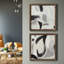 La recherche - ensemble de 2 reproductions d'art sur toile-1251563692-1251563690