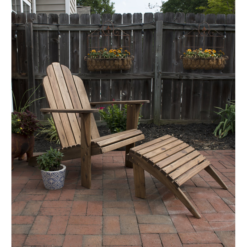 Langport Acacia Outdoor Ottoman, Teak
