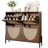 Rattan Shoe Storage Cabinet With 4 Flip Drawers(Fits 16 Pairs), Freestanding Shoe Organizer With Metal Legs For Entryway-2075711650