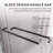 Royal 61 to 65 in. x 80 in. H Frameless  Double Sliding Shower Door with Two Towel Bars in Matte Black and 3/8 in. (10mm) Clear Glass-121504919-121213316