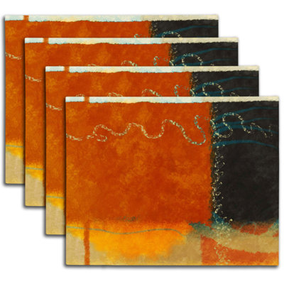Napperon abstrait en polyester