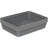 Glad Plastic Storage Basket Set - Multipurpose Drawer Trays, Kitchen Pantry Containers, And Bathroom Bins - 3 Pack Large Organizers, Grey