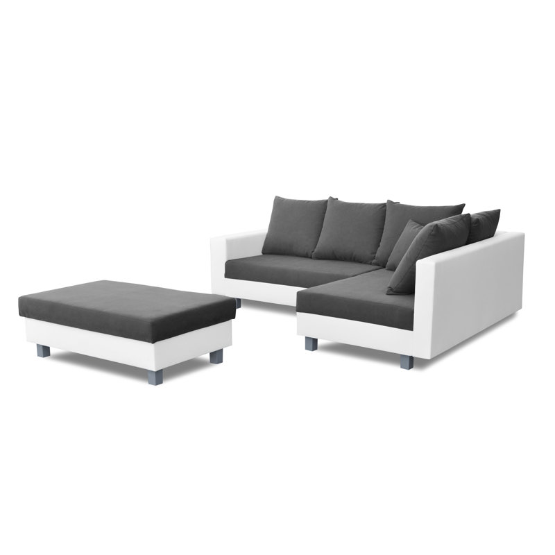 Rios 120cm Wide Rectangle Solid Colour Standard Ottoman