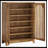6-Tier Shoe Cabinet, Entryway Shoe Storage Rack With Airy Doors