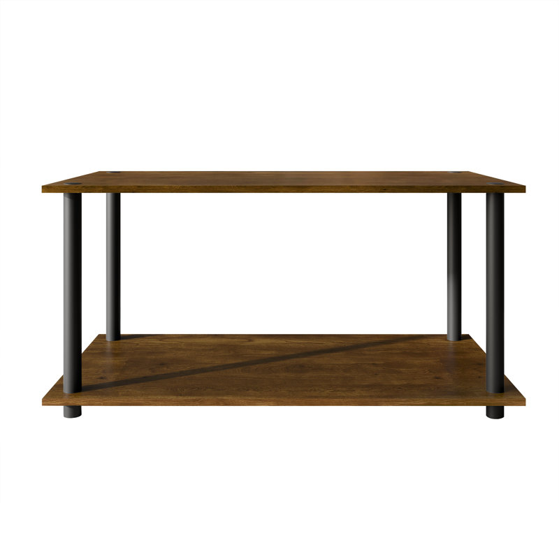 Easy Twist Assembly Coffee Table In Brown, Brown