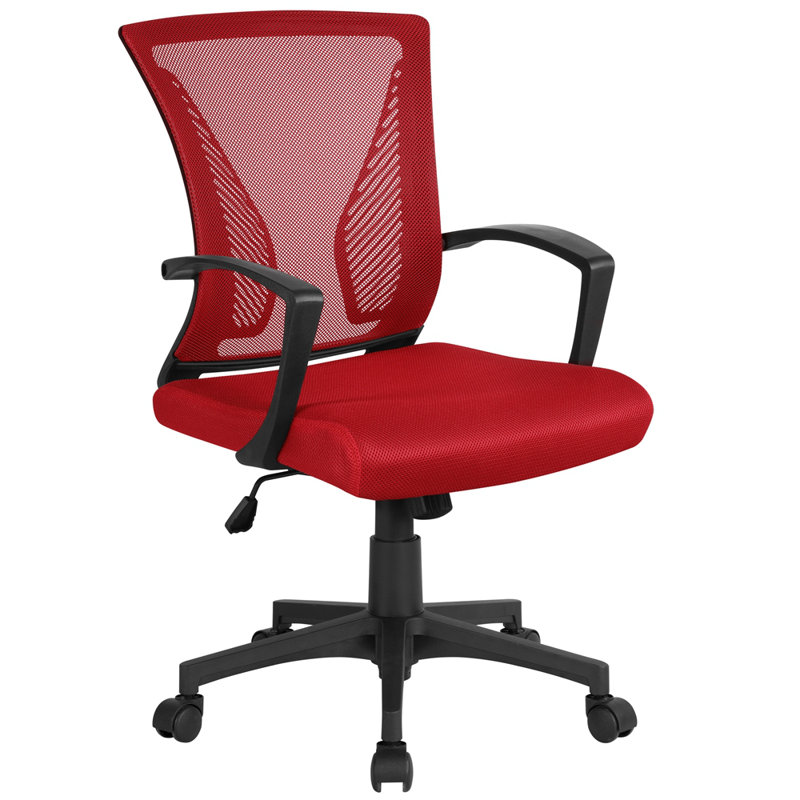 Drehstuhl , Red, Black
