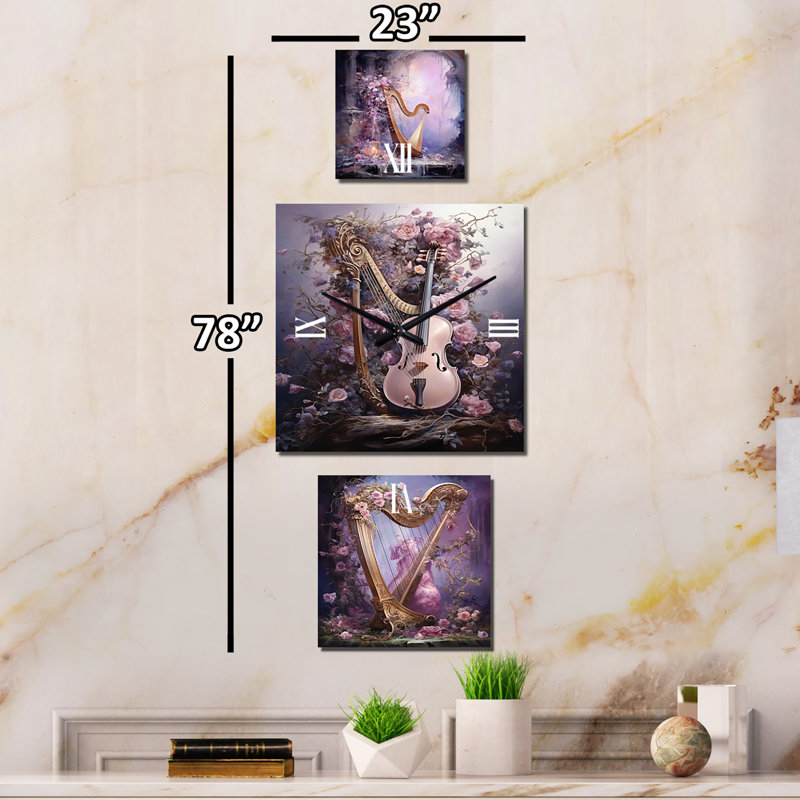 Kaleiah Metal Wall Clock