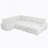Oversized Modular Storage Sectional Sofa Couch for Living Room with Convertible Sleeper