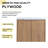 24" Single Sink Wall Mounted Bathroom Vanity,Floating Vanity With 2 Doors and White Resin Top