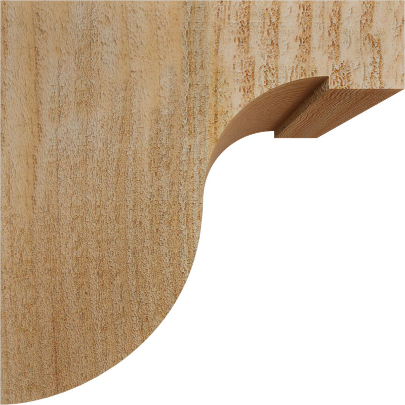 Del Monte Corbel, H 6 po x l 4 po x P 6 po, Sapin de Douglas, Sciage brut