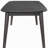Bivens black three-piece rectangular coffee table