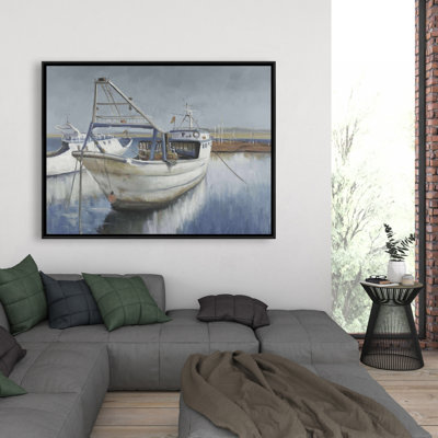 Fishing Boat Print On Canvas