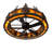 Burrosa 16 - Light Dimmable Drum Chandelier