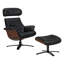 Fauteuil inclinable électrique pivotant en cuir véritable-220257794