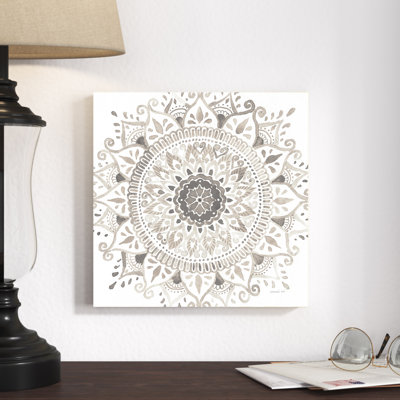" Mandala Delight I Neutral Crop " by Danhui Nai