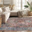 Tapis multicolore tissé à plat à la machine Alice-947384655