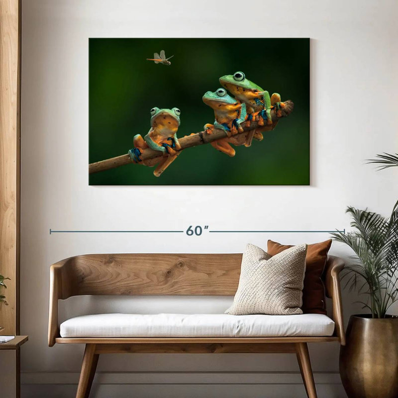 Brampt Hungry Frogs, 30" H x 45" W