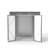Aiho 6 ft. W X 4 ft. D Galvanized Steel Horizontal Storage Shed-65754512