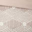 Chambre à coucher géométrique en coton Blush - Lavable à la machine et au chaud-119384237