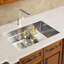 Peak 17.75" L x 16.87" W Undermount Kitchen Sink