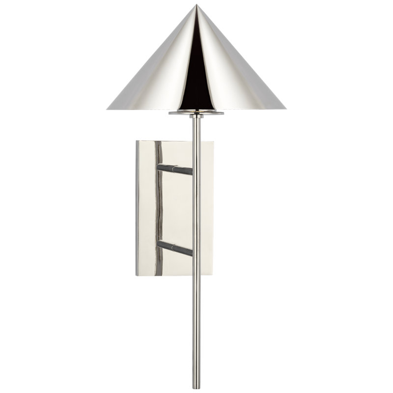 Orsay 1 - Light Armed Sconce, Polished Nickel