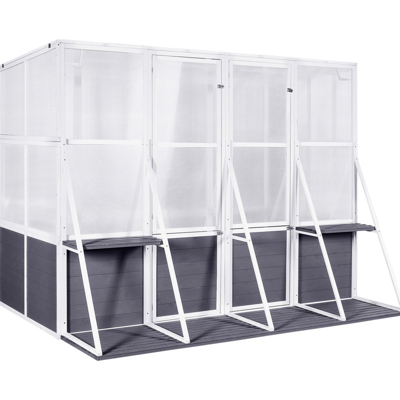 Outdoor Plant Greenhouse - Optimal Care Wooden With Ventilation Promote Health