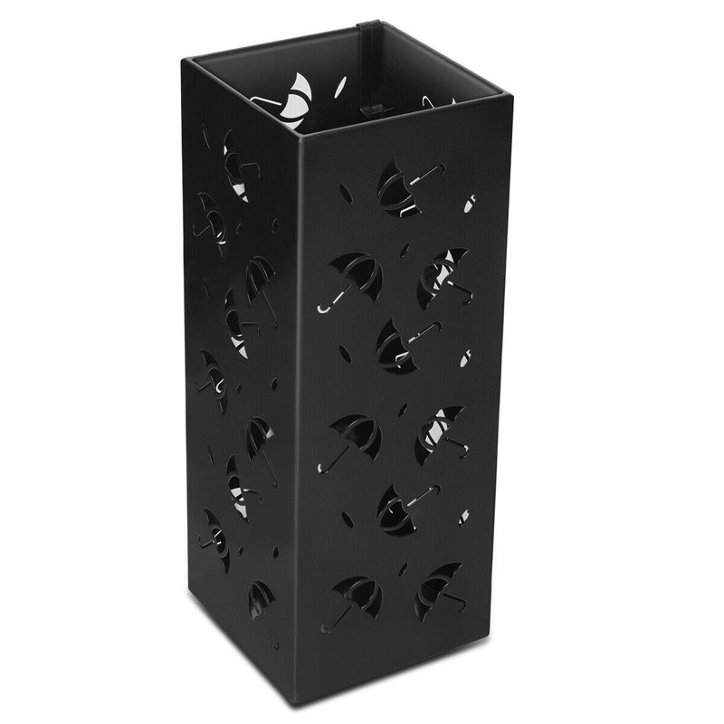 Abdulkadir Freestanding Umbrella Stand, Black