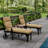 72" x 22" Outdoor Chaise Lounge Cushion with Ties and Loop-1434665568