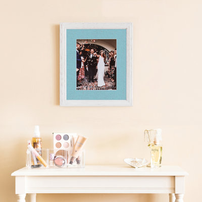 Cadre pour photo simple 18 po x 36 po en bois mat brun