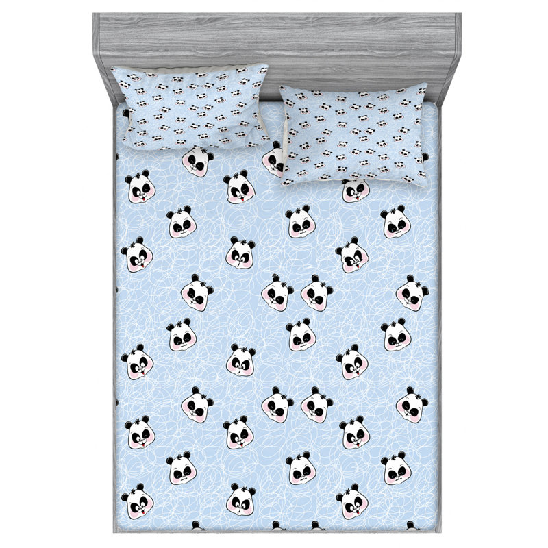 Microfiber Sheet Set, Queen Sheet Set + Fitted Sheet + 2 Pillowcases
