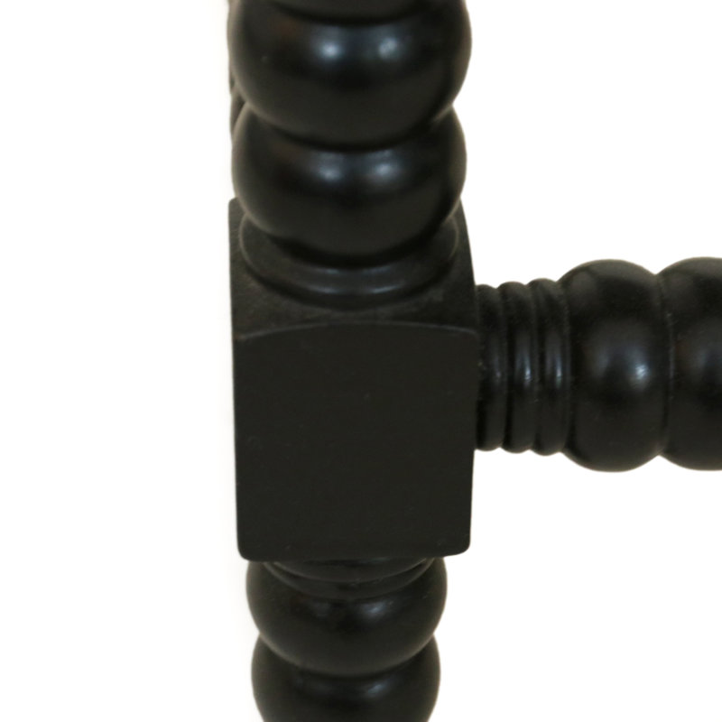 Tabouret de bar et de comptoir Bollinger, Tabouret de bar (assise de 30 po de hauteur), Noir