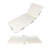 / Chaise Lounge Cushion - Three Folds Style. To Wind And , Foam Lined. 27.25"W X 77.99"D 3.96"H, Cream  Three Folds . Water-, Lined For Long Time Sitting.-142258192