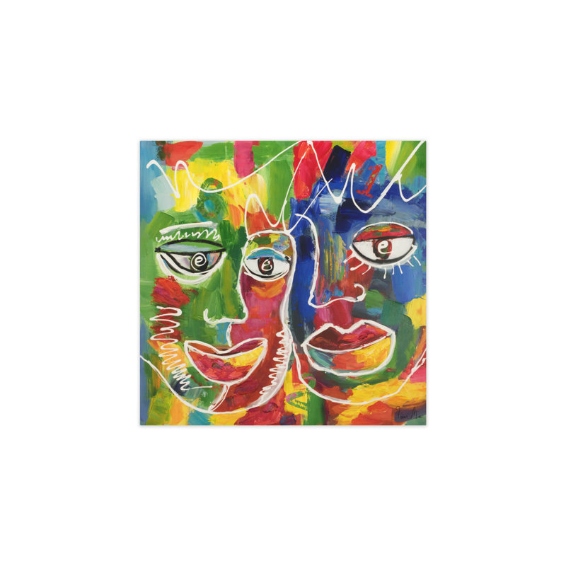 Hand -painted Invisible Tape Acrylic Painting