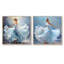 «Blue Ballet Woman Radiance - Dance Square», ensemble de 2 collages-1232430045-1232430044