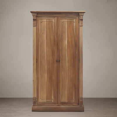 Garde-robe rétro et simple