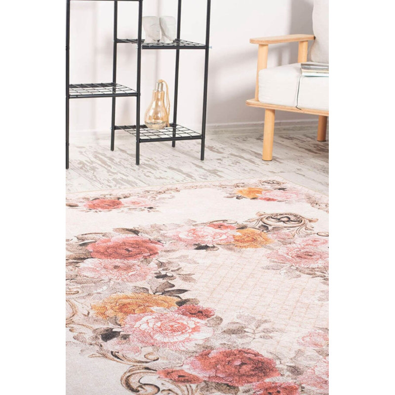 Tapis beige Ottilie, Rectangle 7 pi 7 po x 10 pi 10 po