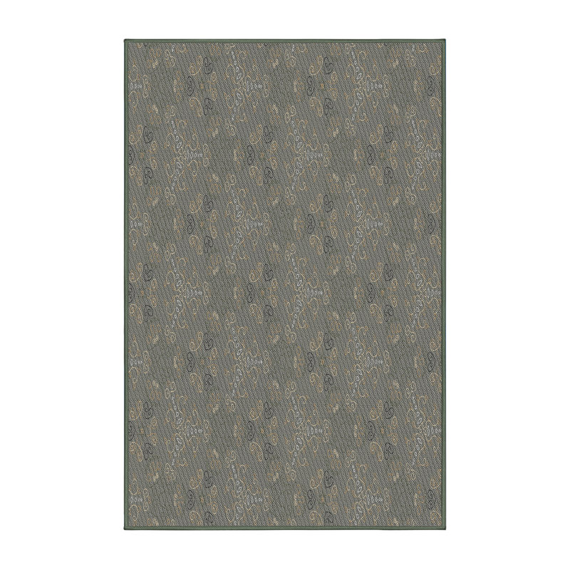 Damask Indoor Rug, Rectangle 5' x 7'