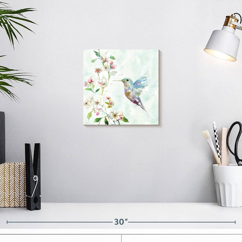 Crowle délicat colibri II, H 10 po x l 10 po