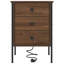 Bedside Cabinets With Drawer 2 Pcs 42 X 41 X 61 Cm-1701407100