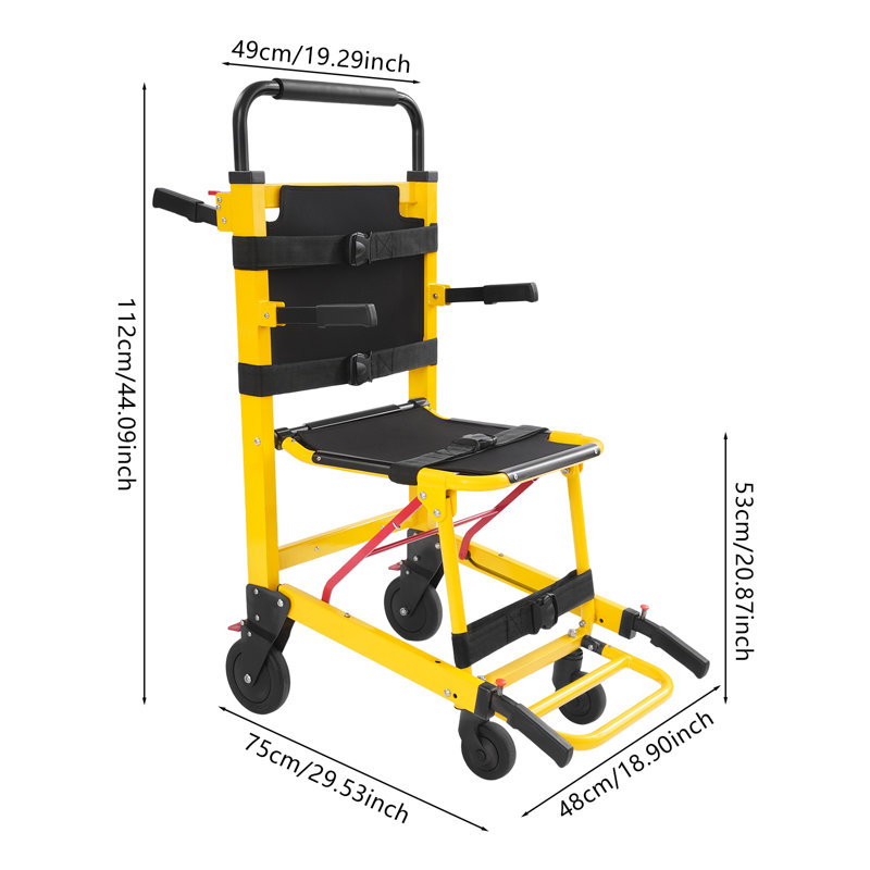 Fauteuil de mobilité EMS à 4 roues