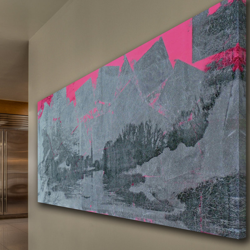 Silver River by Tracy Silva Barbosa - Wrapped Canvas Print, 30cm H x 61cm W