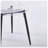 Modern Transparent Dining Chairs Set of 4, Black Plastic Shell with Metal Legs - Contemporary Kitchen & Dining Room Seating